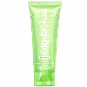 glad2glow centella salicyic acid acne gel cleanser